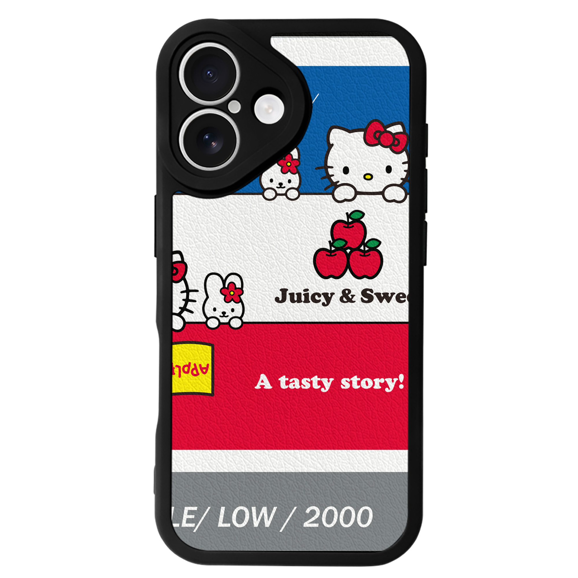 （画像用） Hello Kitty ハローキティ 【iPhone 16シリーズ対応】シリコンスマホケース（レザー調） 材質：シリコン